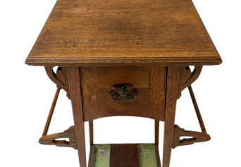 Arts & Crafts Art Nouveau Extra Large Pedestal or Plant Stand, 1900s